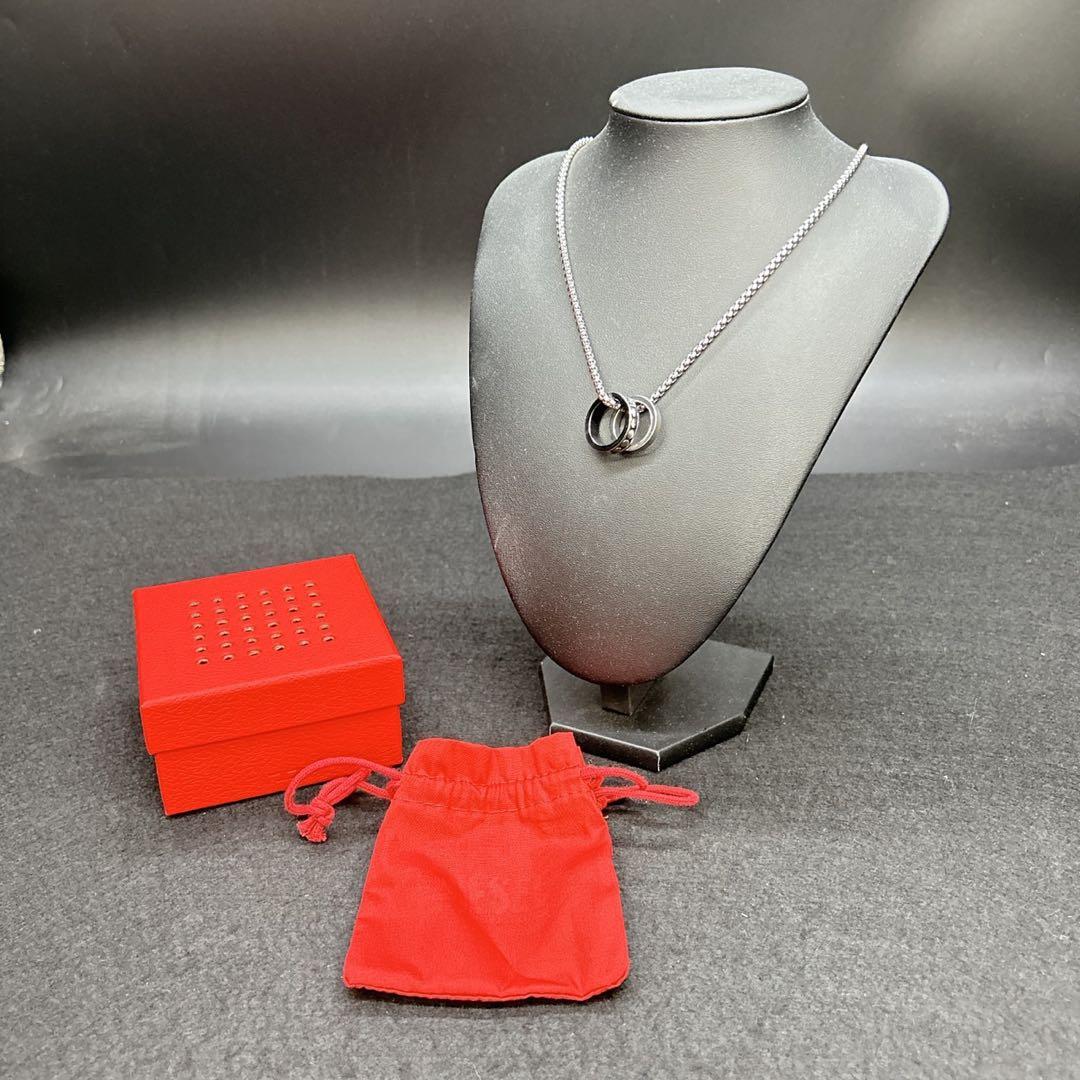 ディーゼル　ネックレス　ダブルリング　メンズレディース　DIESEL