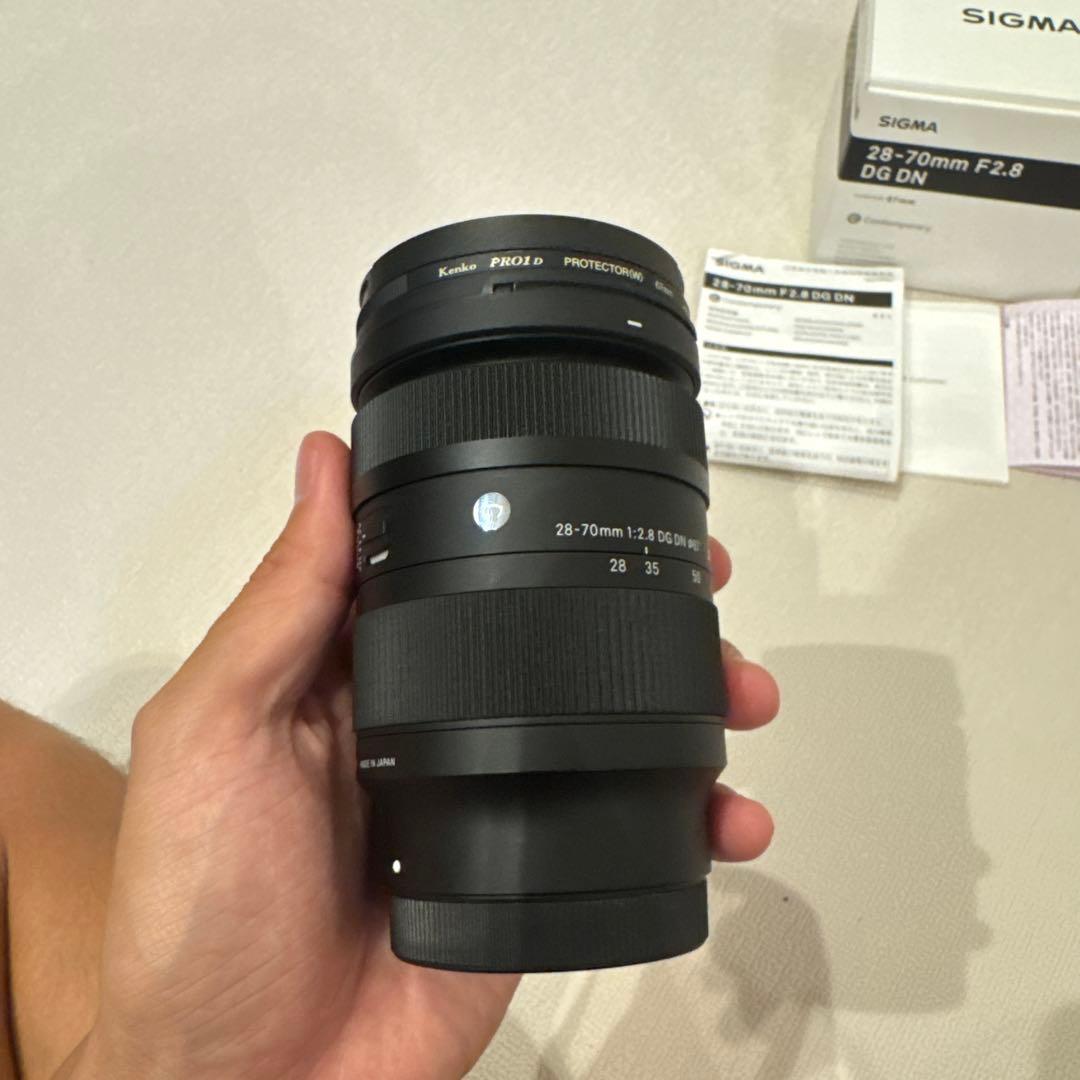SIGMA 28-70mm F2.8 DG DN フィルター付き　SONY e