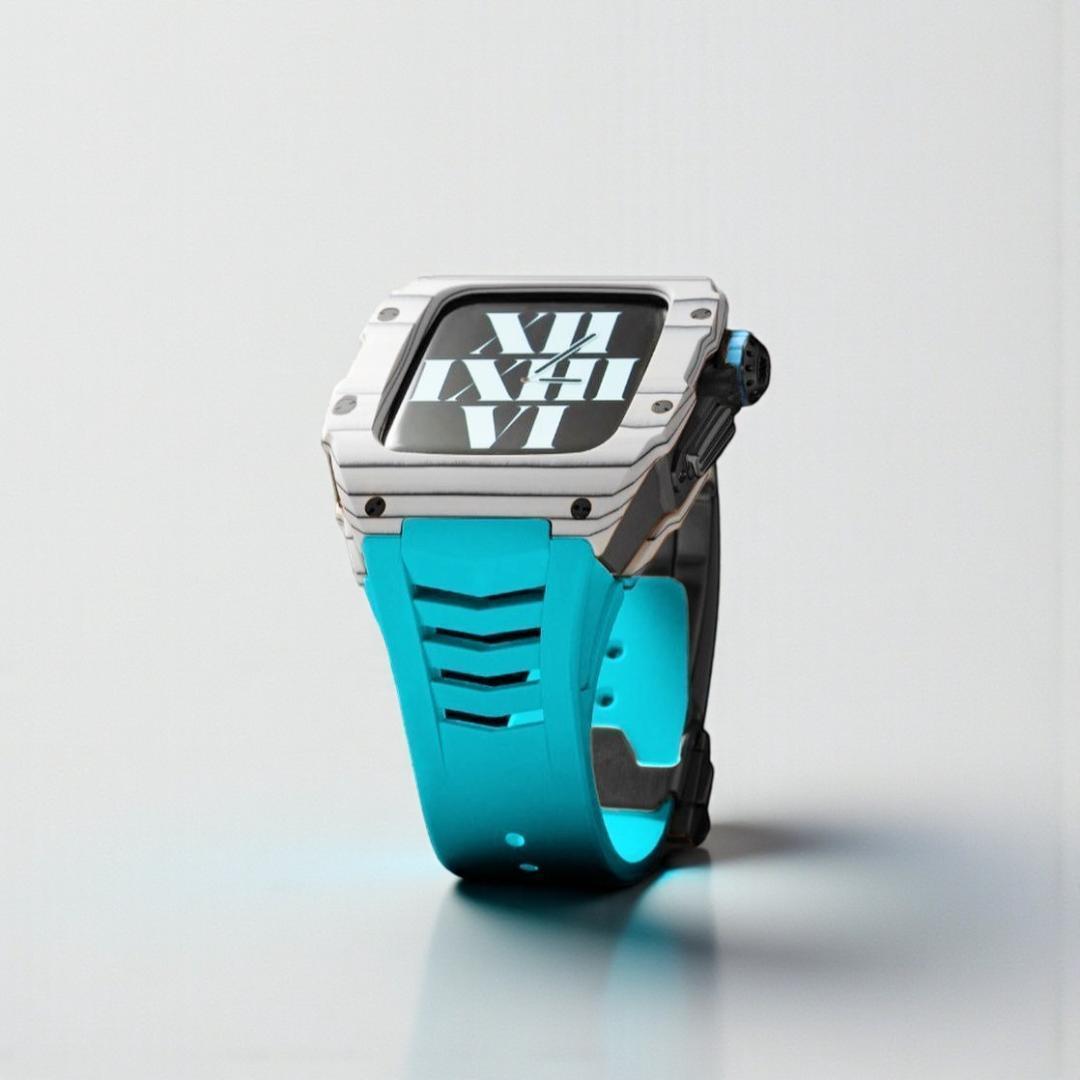 【特別価格】Applewatch Case Carbon R 44 45