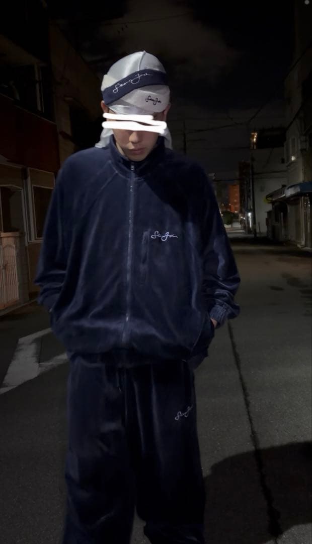 sean johnベロアセットアップ