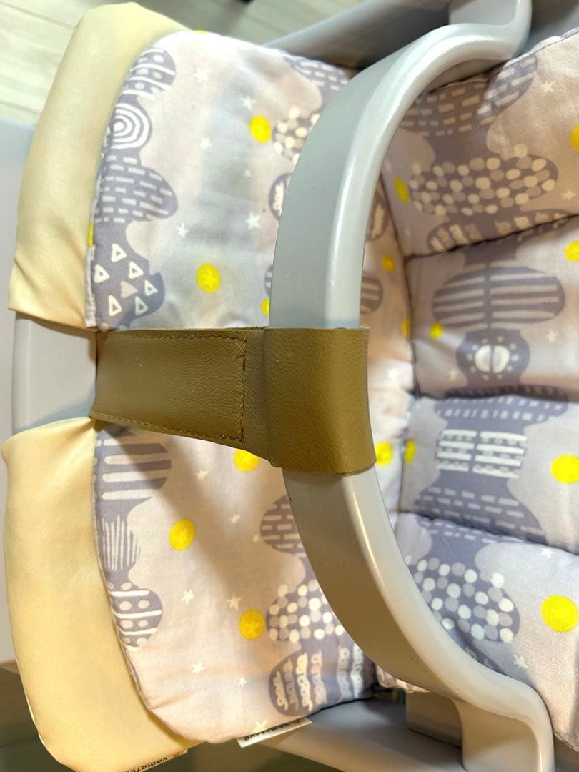 大和屋　yamatoya アッフルチェア　ソフトラベンダークッション付き