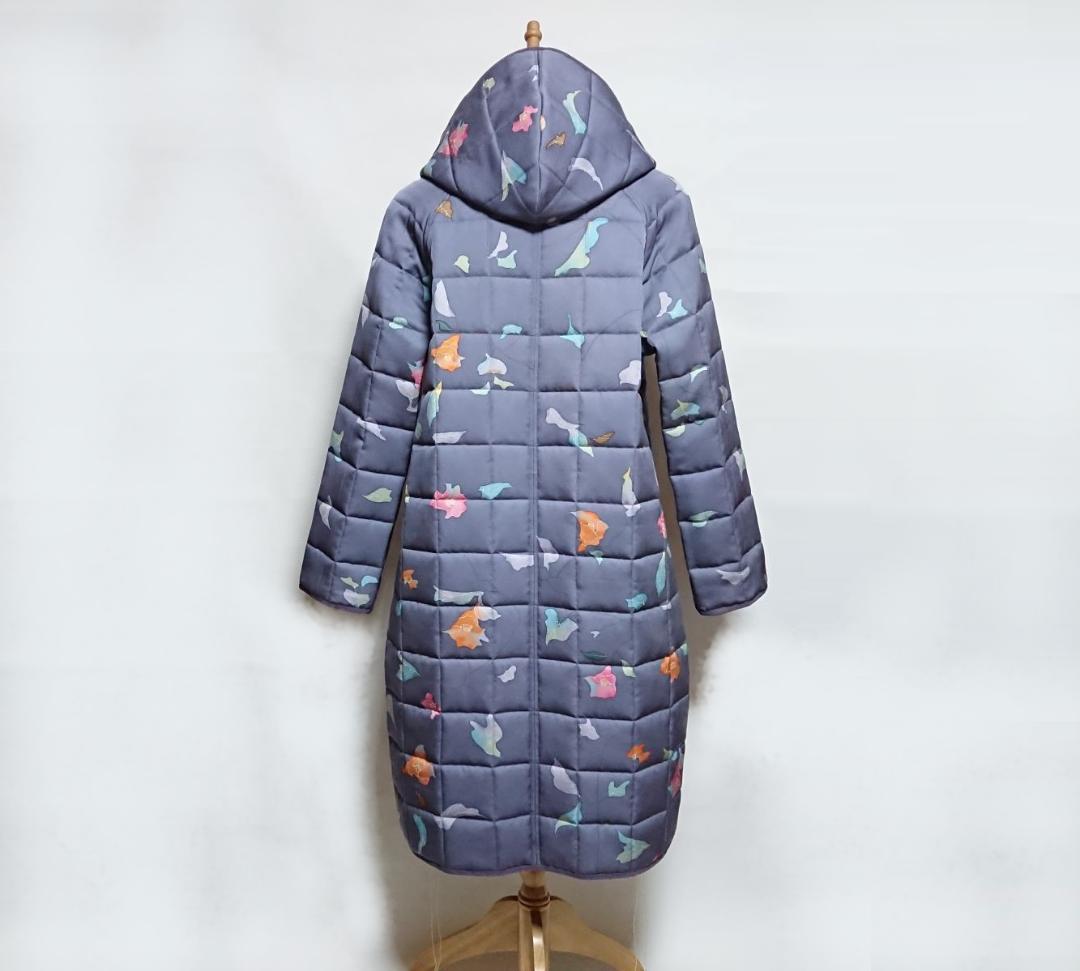 着物リメイク キルティング/ラグランコート【5149】