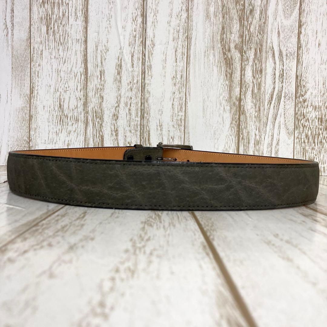 ra-2405) FUNNY レザーベルト エレファント 象皮