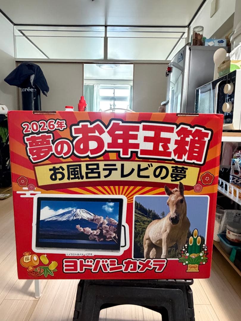 【単品未開封】2026年　ヨドバシ福袋　お風呂テレビの夢