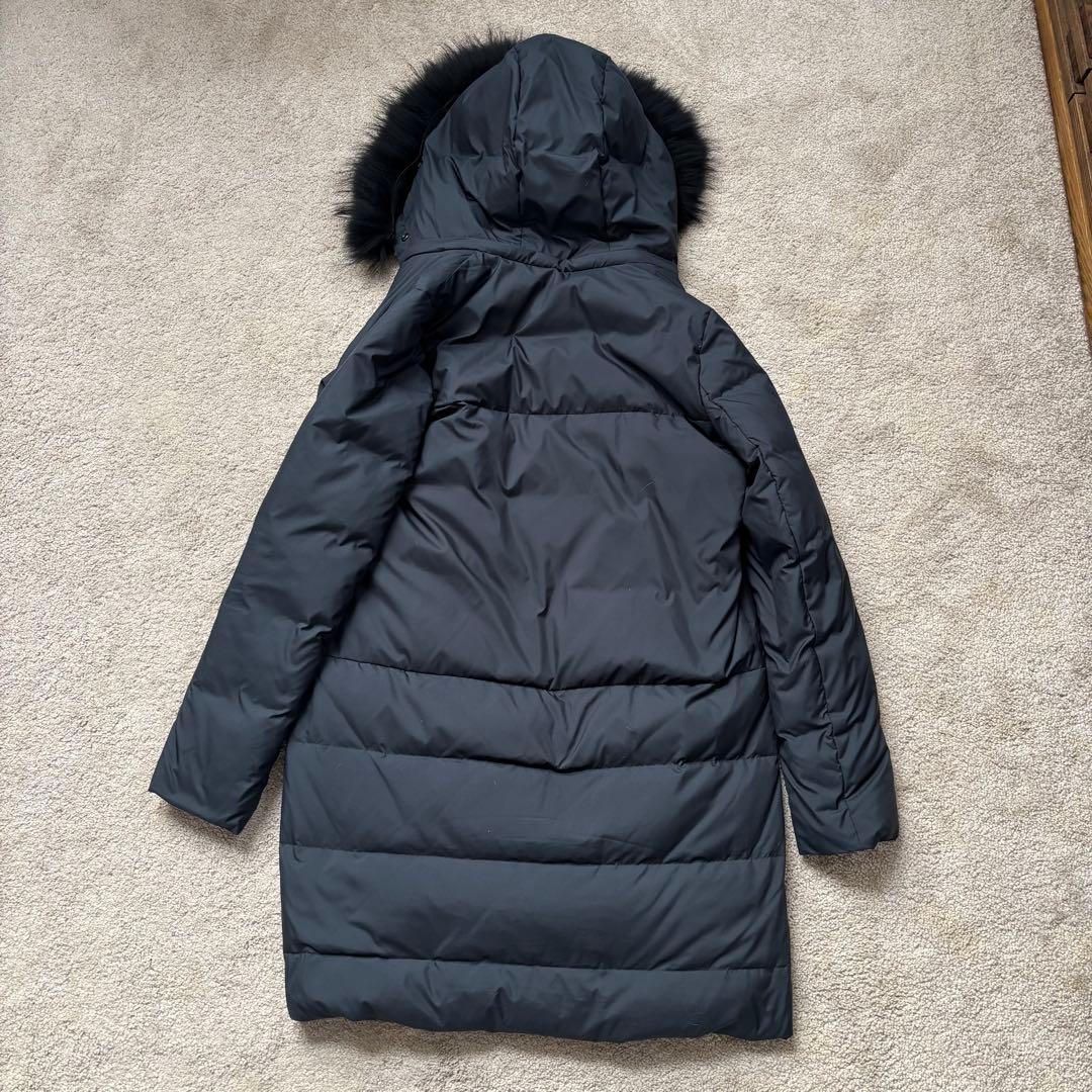 azma 　theory セオリー　ダウン　ファー　ラクーン　ネイビー　S