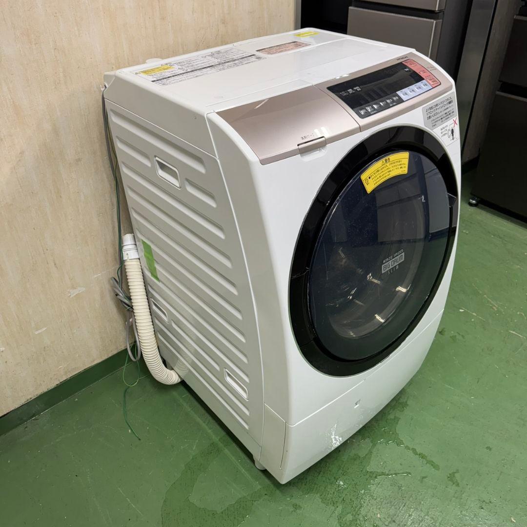 A2091 送料設置無料★日立　ドラム式洗濯機　11㌔乾燥機能付き　冷蔵庫