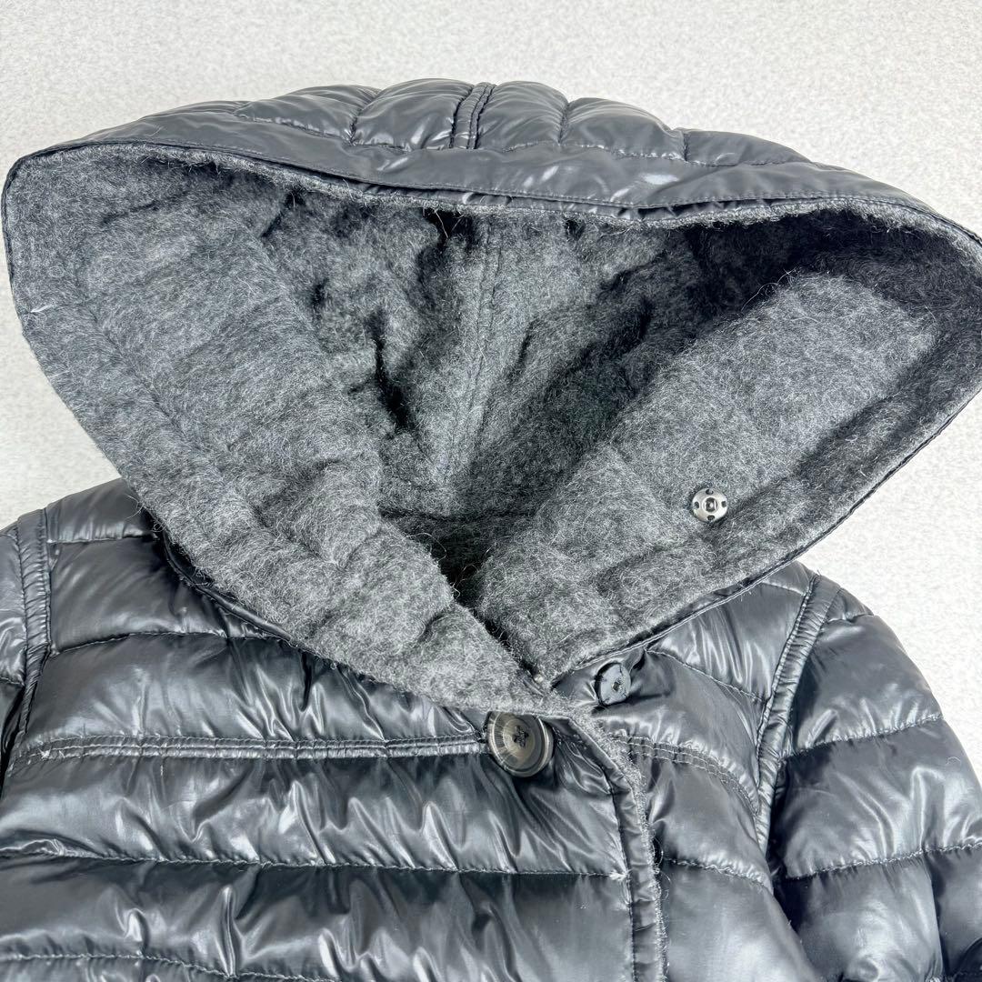 極軽⭐︎高級⭐︎リバーシブル⭐︎ブラック　ダウンコート　ウール　モヘヤ　LL