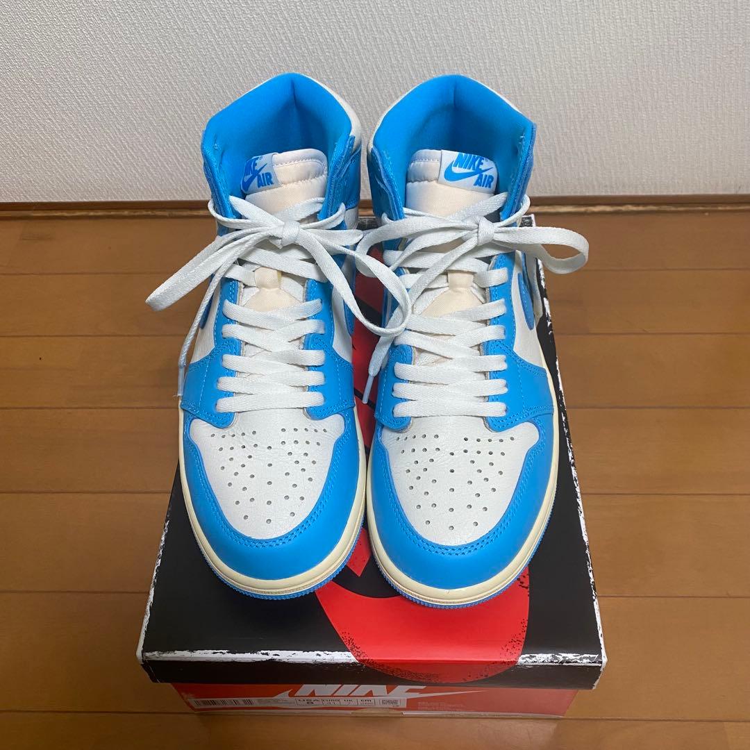ナイキAIRJORDAN1レトロハイOG UNCReimagined26cm美品