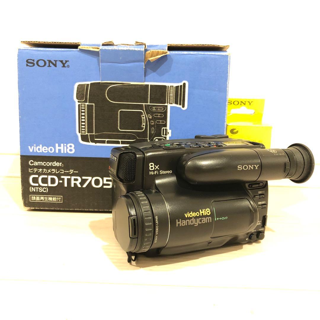 【希少・美品・動作確認済】SONY CCD-TR705 Hi8 Handycam