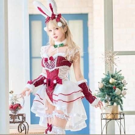 ベルチュールツイードノエルバニー《8点セット》&ベルケープサンタ サンタ帽