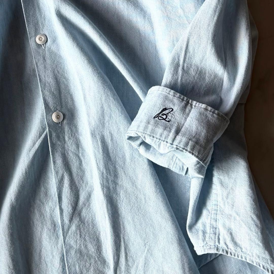 美品＊マディソンブルー ハンプトンシャンブレーシャツ ライトブルー 02