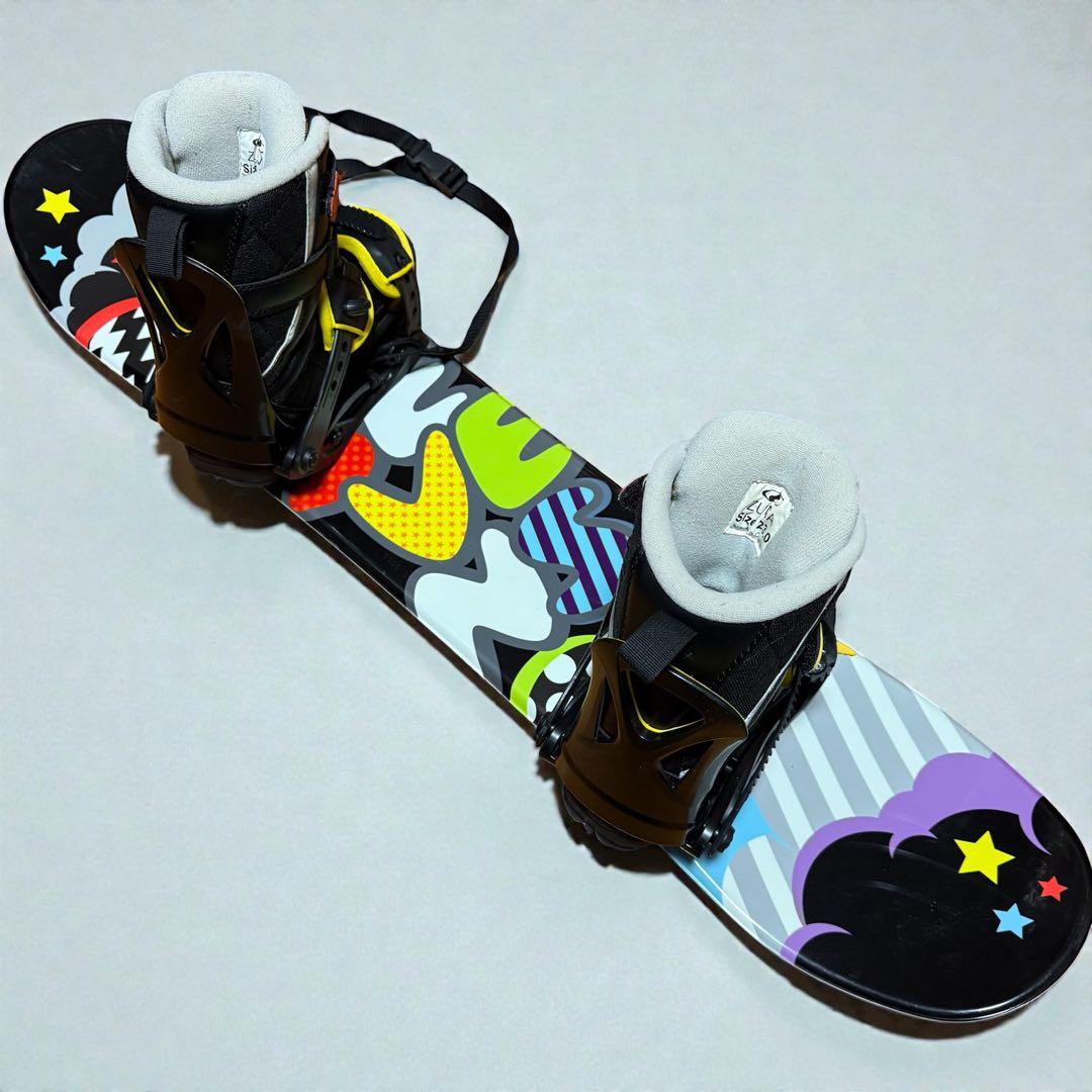 キッズ用スノーボード3点セット 100cm ブーツ23cm