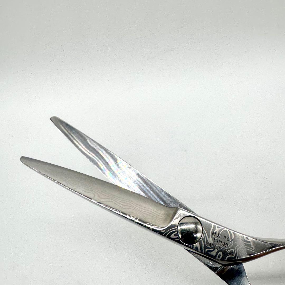 内海 ウツミMX359 SLIDE80 ダマスカス スライド シザー 美品