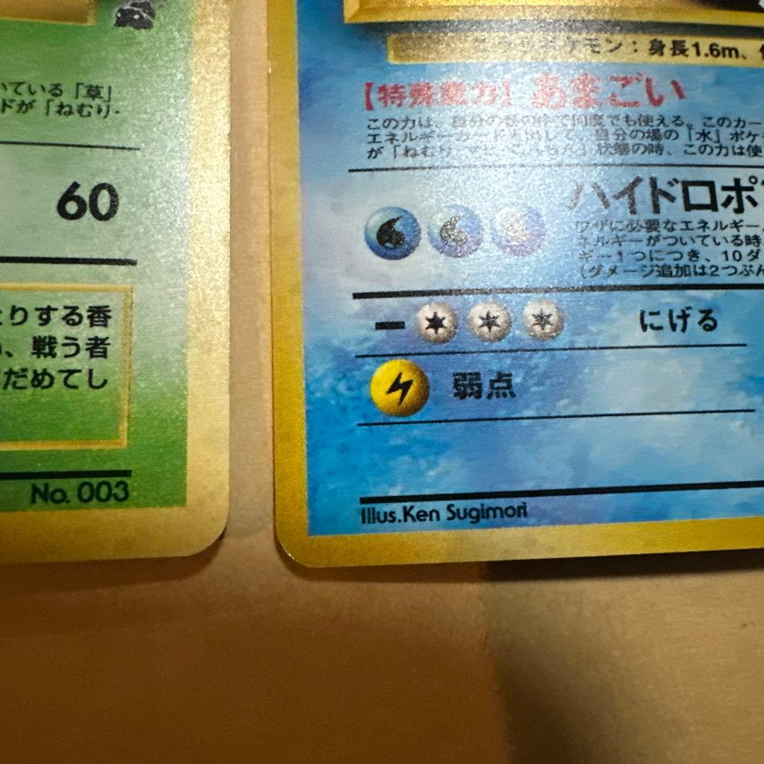 旧裏 フシギバナ カメックス イントロパック