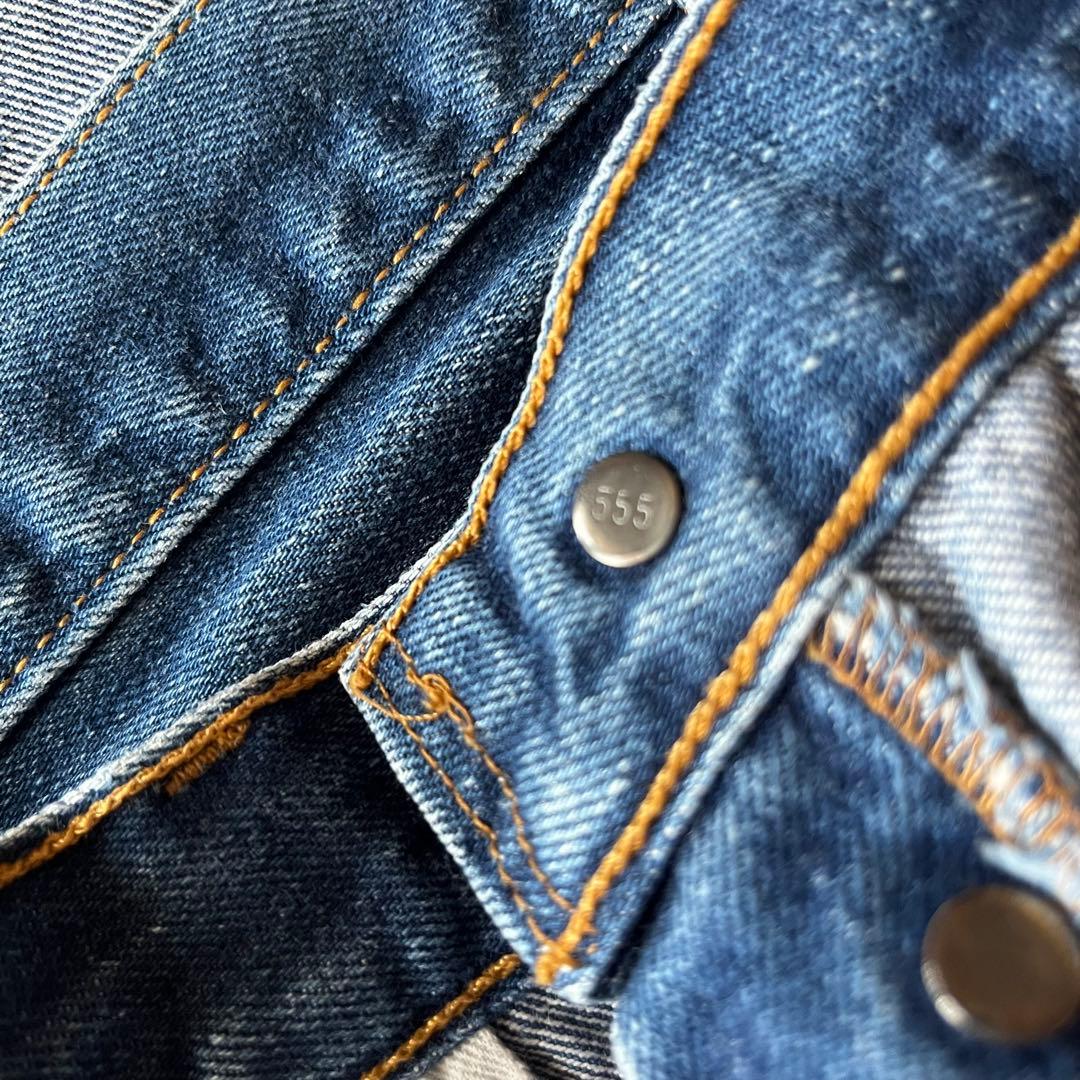 リーバイス　501 ビッグE 赤耳　USA製　ボタン裏刻印555 110周年