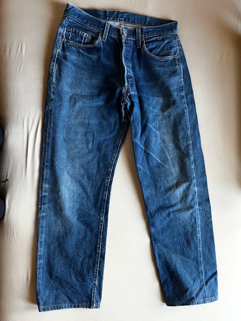 リーバイス　501 ビッグE 赤耳　USA製　ボタン裏刻印555 110周年