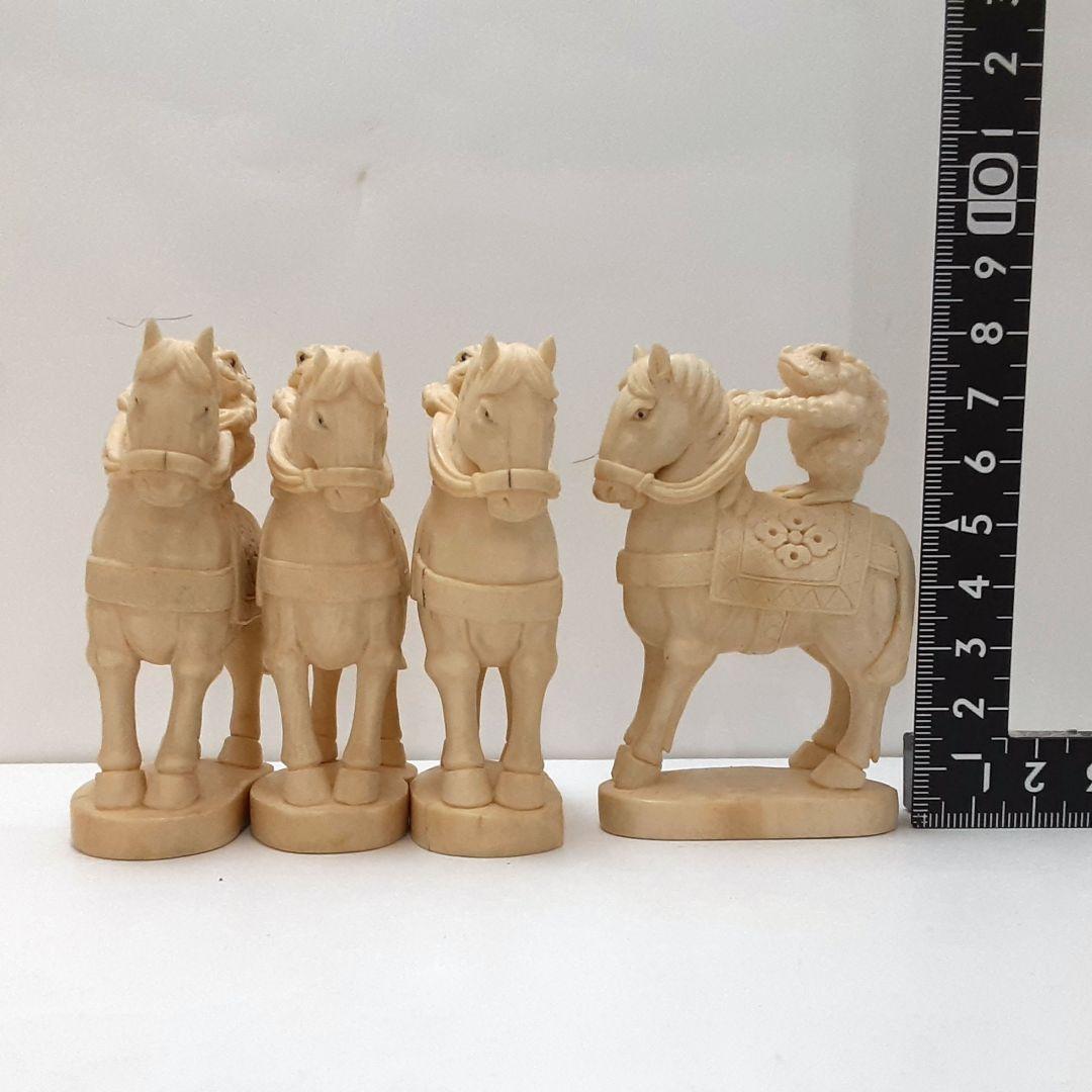 Y1238 極上 細密彫刻 カエル チェス駒 32体 総重量2087g