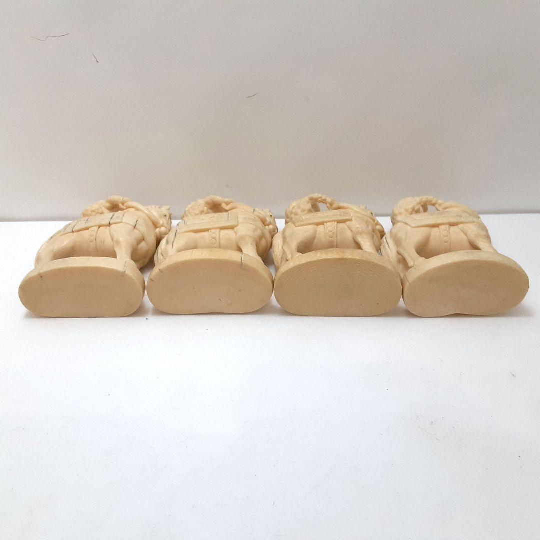 Y1238 極上 細密彫刻 カエル チェス駒 32体 総重量2087g