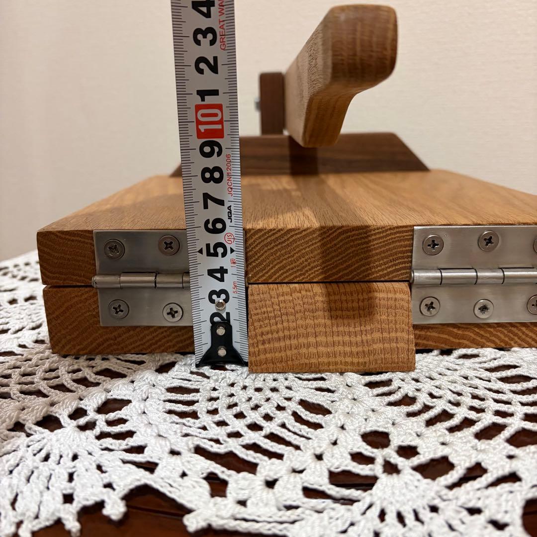 レア★アメリカ製　トルティーヤプレス　オーク/ウォルナット無垢材　ハンドメイド