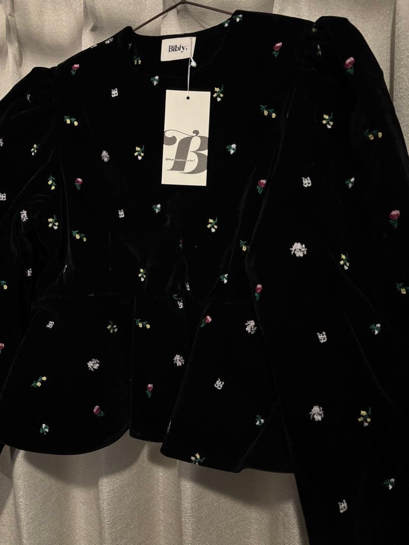 Bibiy. B. STARRY PEPURAMU CARDIGAN ビビィ