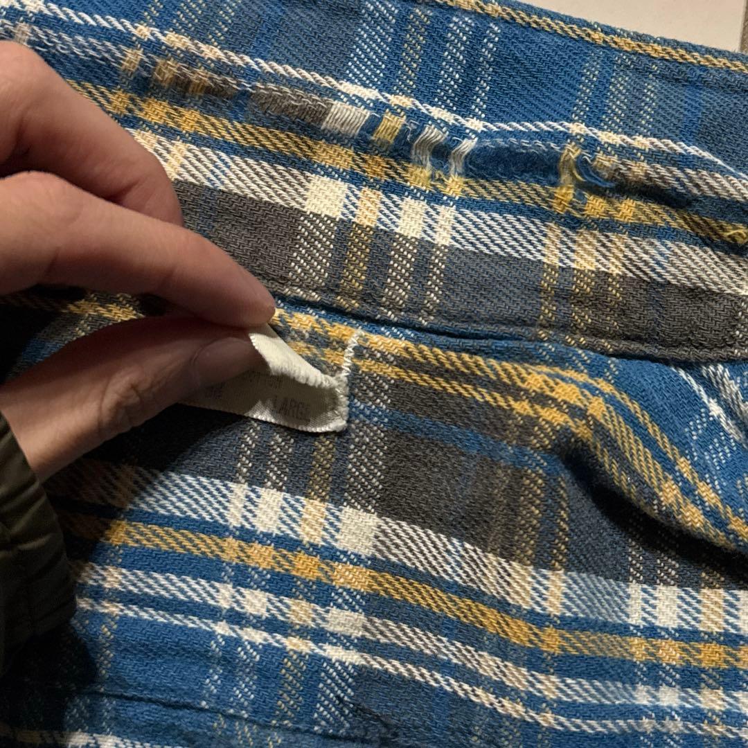 1960's OSH KOSH フランネルシャツ LARGE ヴィンテージ