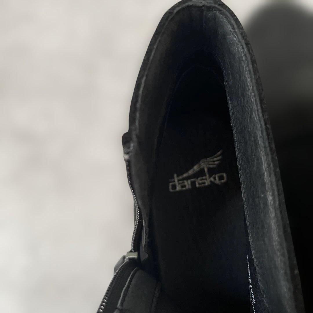 美品 ダンスコ Maria マリア レザーショートブーツ 38