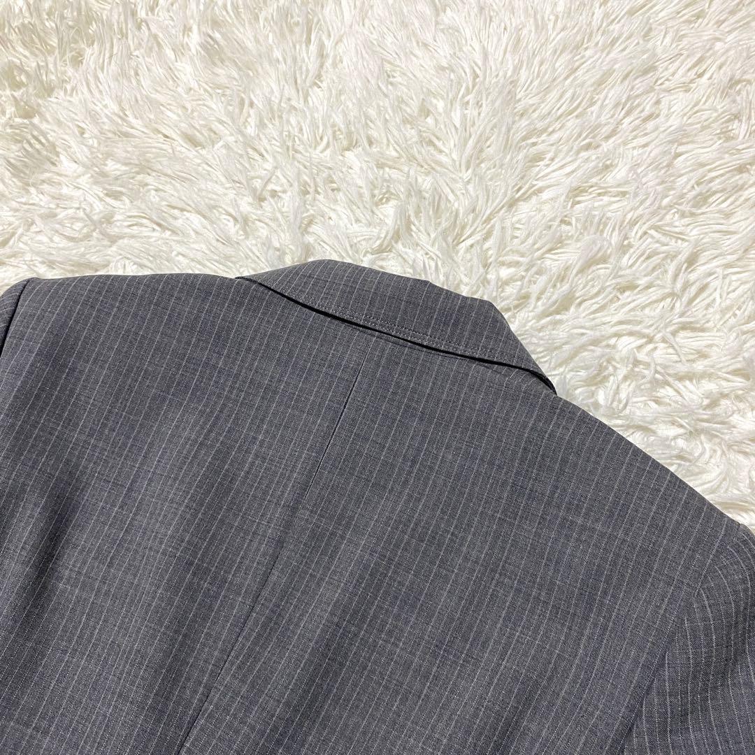 美品✨Burberry スーツ セットアップ M ストレッチ グレー ビジネス