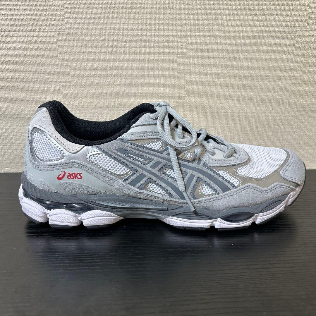 靴 asics Gel-NYC \"White/Steel Grey\"