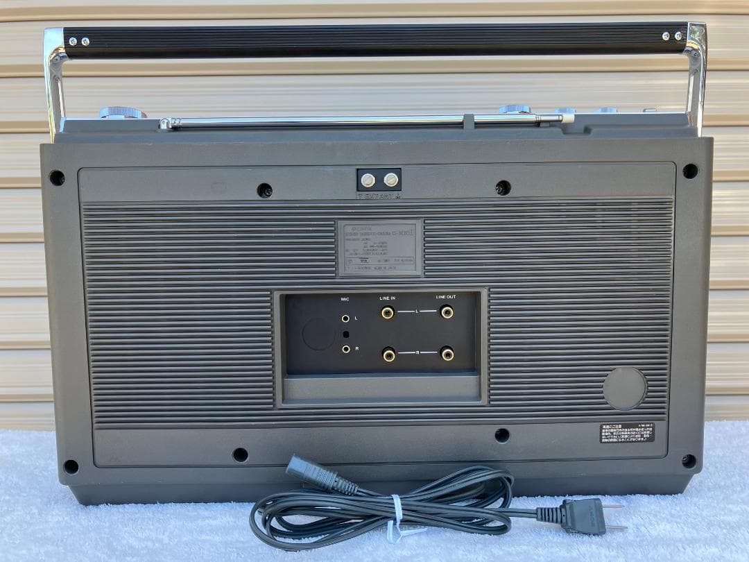 整備済動作品ソニー FM/AMステレオラジカセ CF-6500Ⅱ ZILBA'P