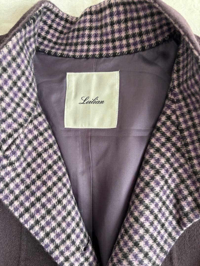 ⭐︎レリアン⭐︎カシミア100%！！ハーフコート✴︎マフラー付き✴︎