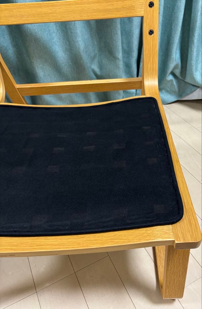 傷あり 無印良品 リビングでもダイニングでもつかえるソファチェア・オーク材