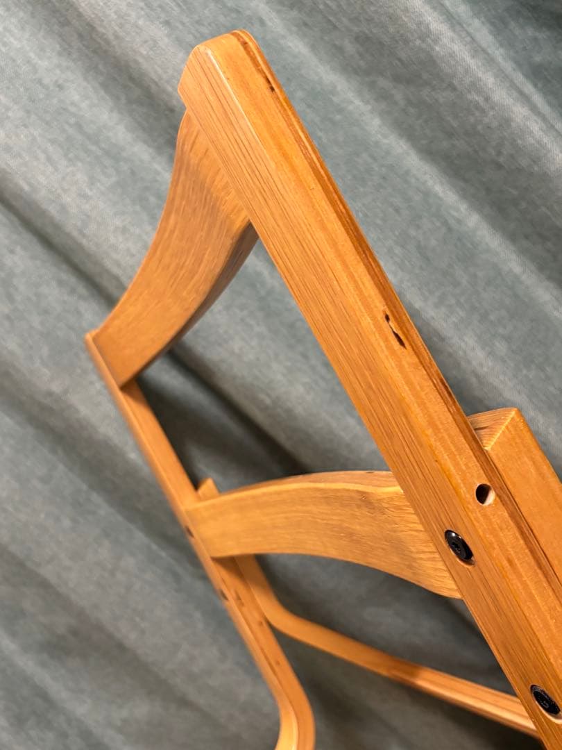 傷あり 無印良品 リビングでもダイニングでもつかえるソファチェア・オーク材