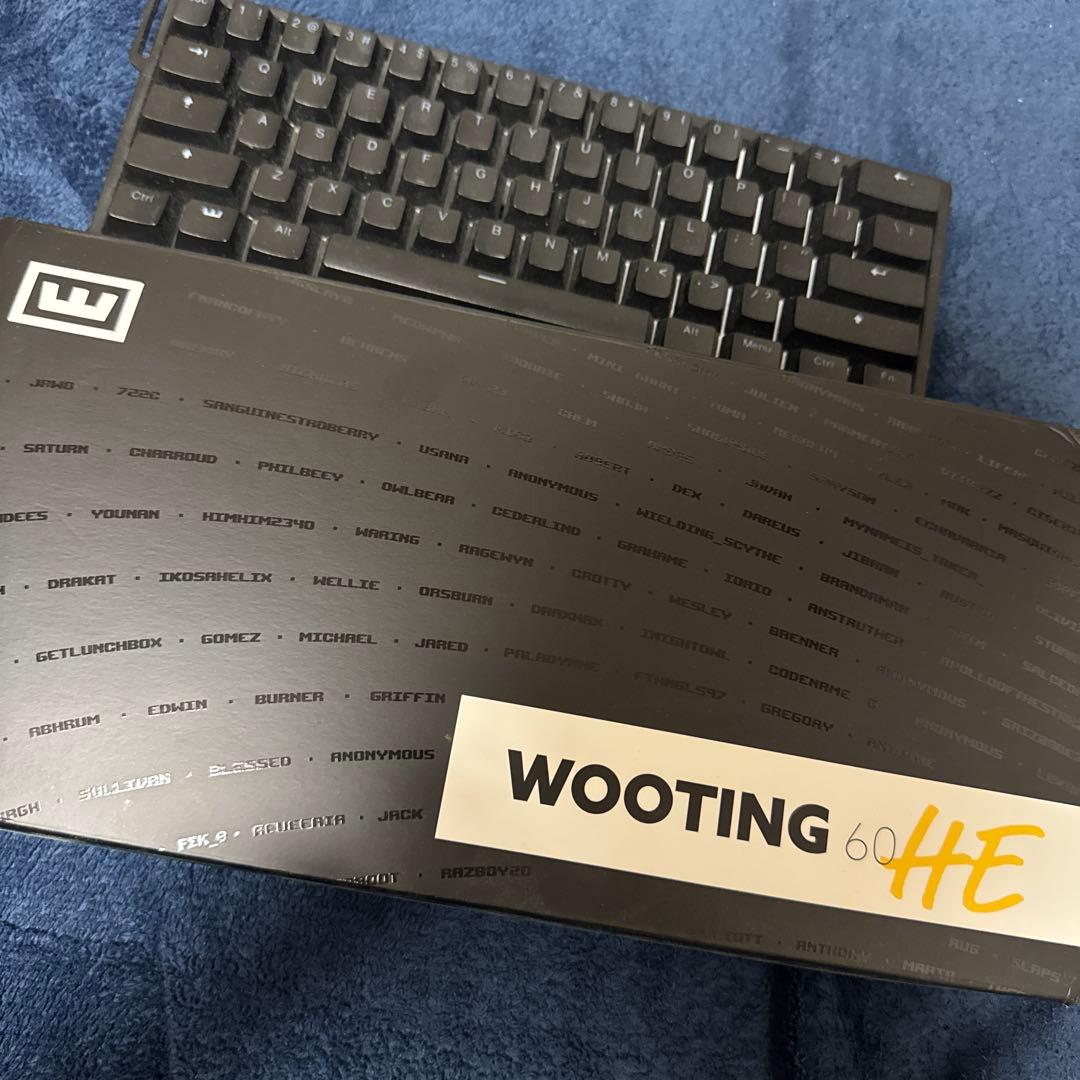 wooting60he メカニカルキーボード US配列 ブラック