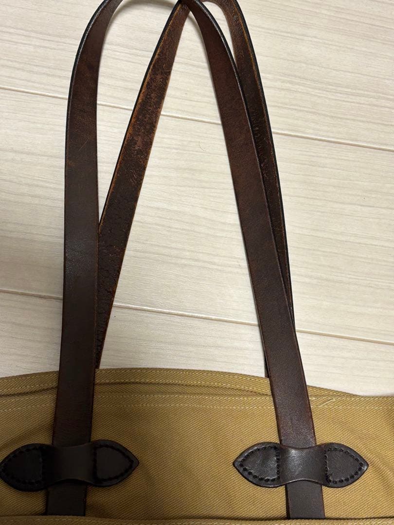 Filson キャンバス トートバッグ ベージュ カーキ
