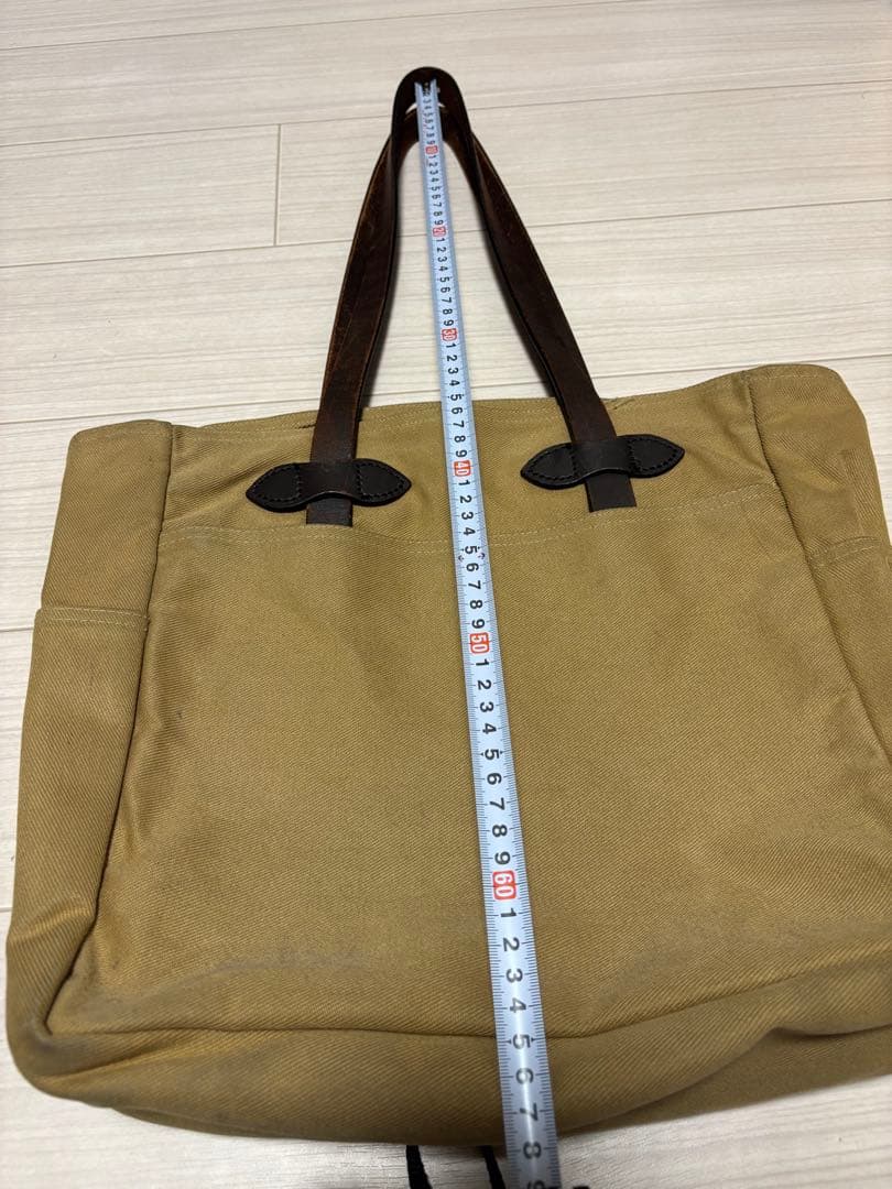 Filson キャンバス トートバッグ ベージュ カーキ