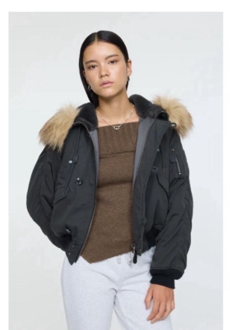 【美品】MOUSSY SHORT N2B ライトブラック