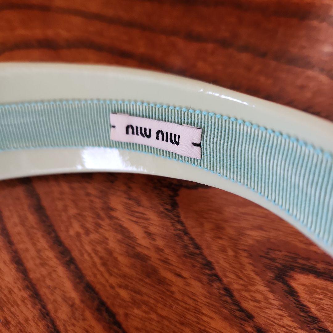 NIU NIU ミントグリーン ヘアバンド