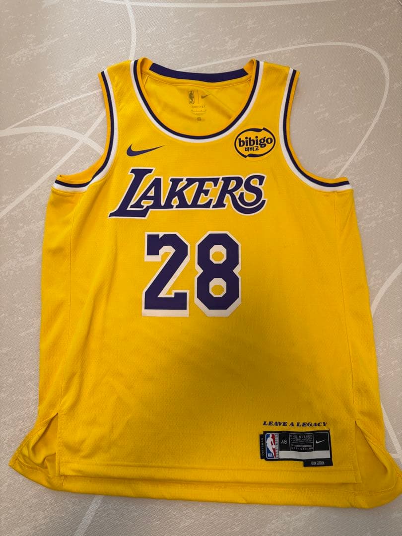 正規品 NBA レイカーズ 八村塁 ユニフォーム L イエロー NIKE