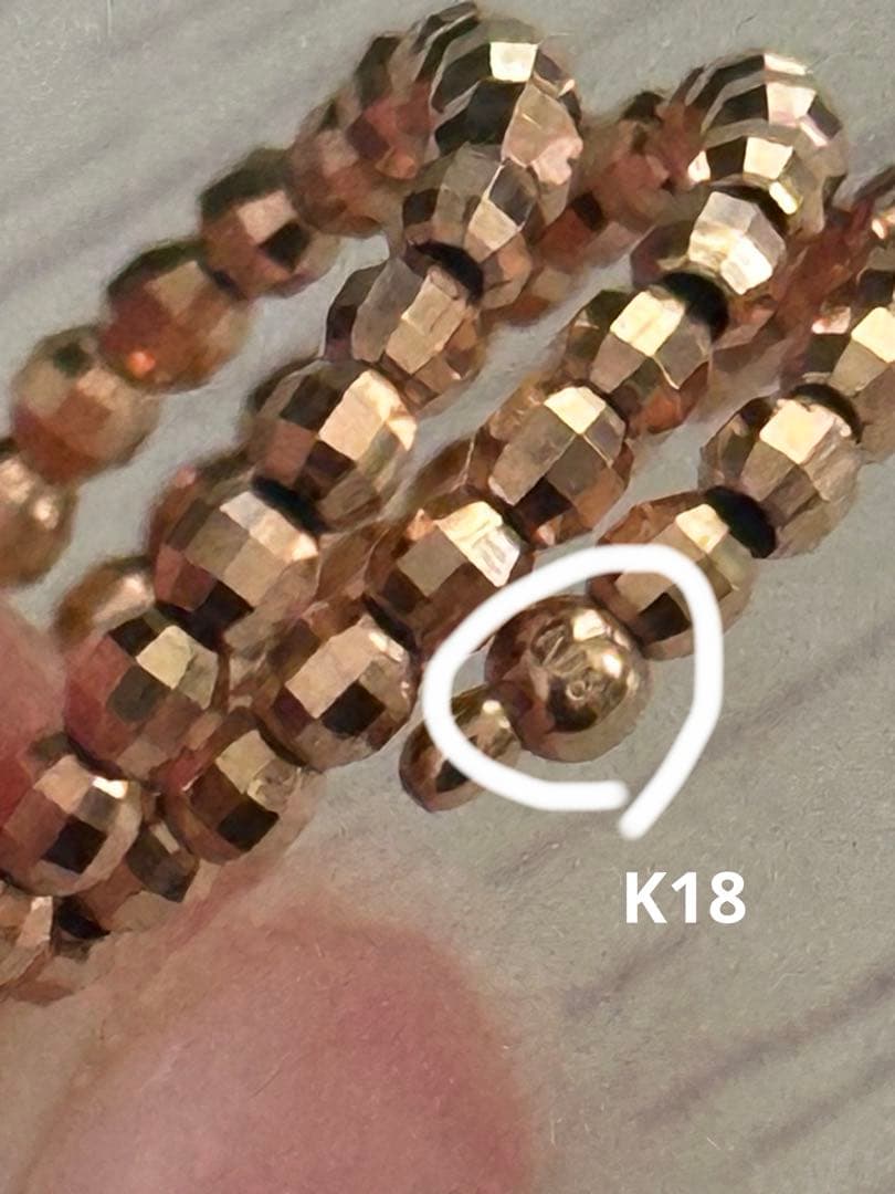 K18 ミラーボールリング