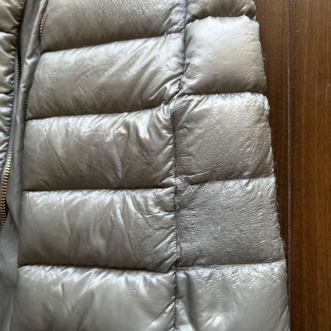 みHERNO ヘルノ エリサ ダウン コート グレー 40 ファー