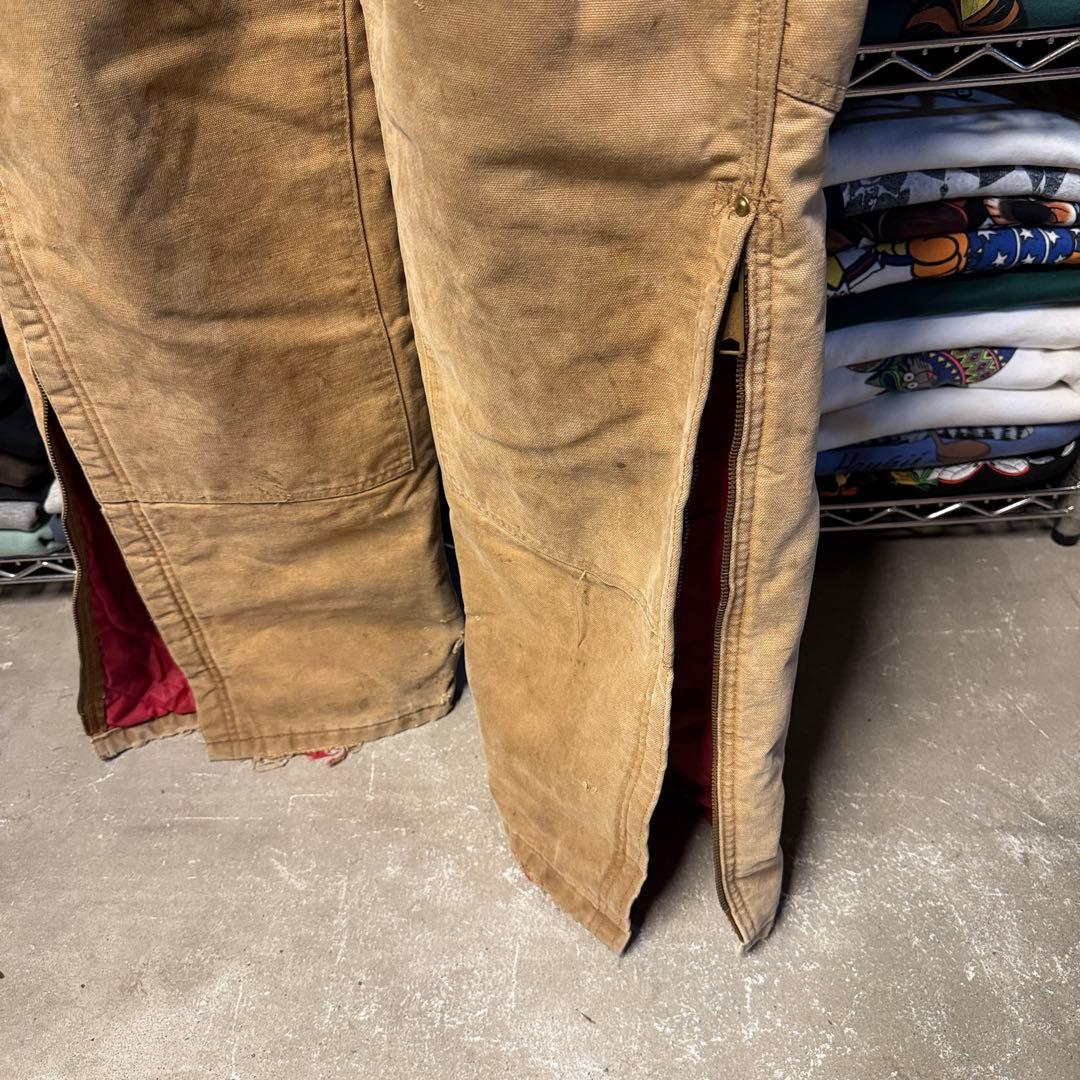 ボロ USA製 90s carhartt カーハート オーバーオール ダブルニー