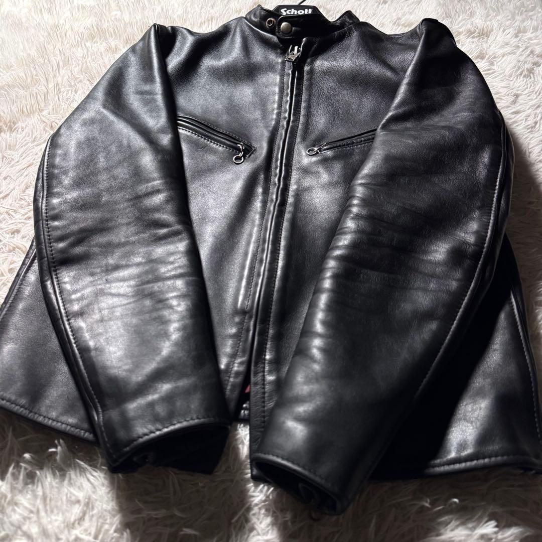 【極美品】schott ライダースジャケット　641xx 本革　40 USA製