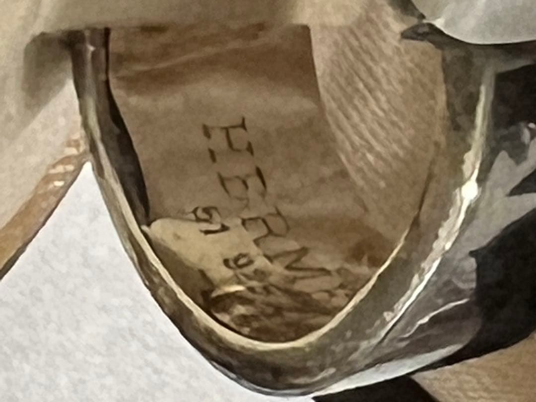 HERMÈS シルバー925 キャンディリング エルメス51 ヴィンテージ 白