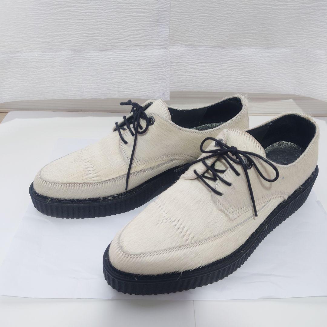 【美品】DIESEL ディーゼル ラバーソール レースアップシューズ ハラコ