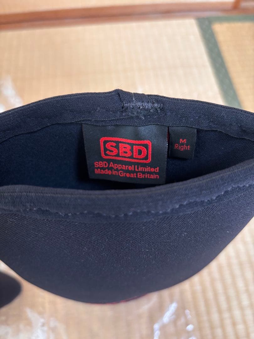 SBD 膝サポーター Mサイズ ブラック/レッド