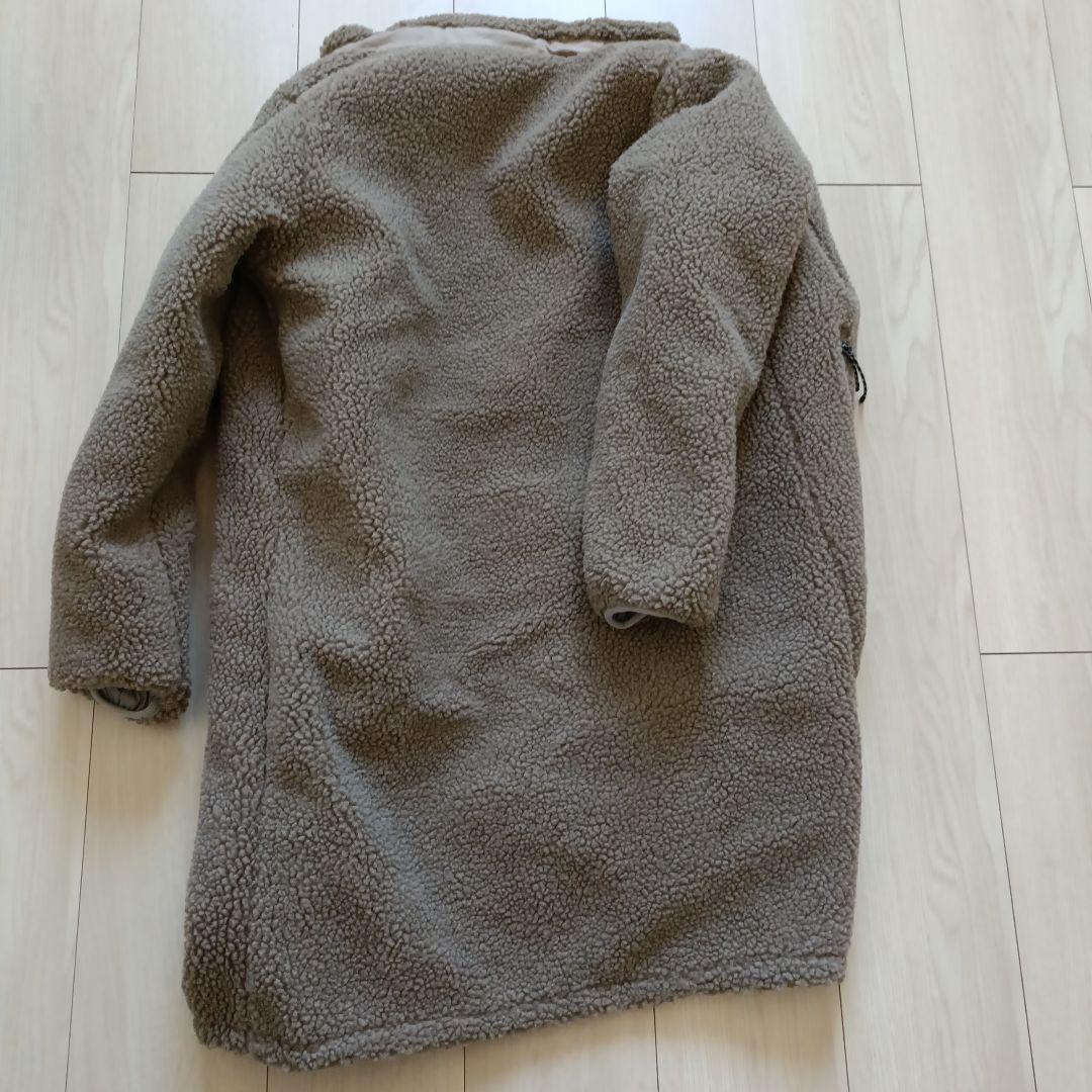 新品TAIONタイオングレー キルティング ロングダウンジャケットナノユニバース