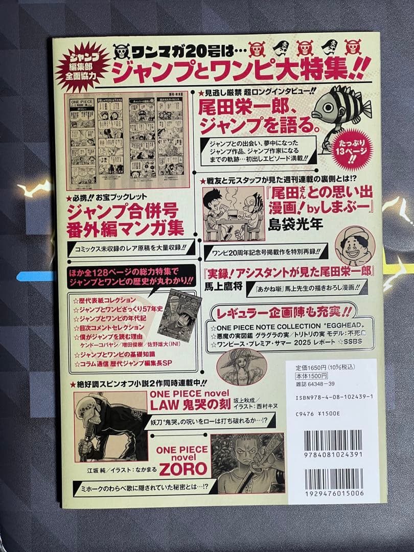 ONE PIECEカードゲーム 20号 付録モンキー・D・ルフィ