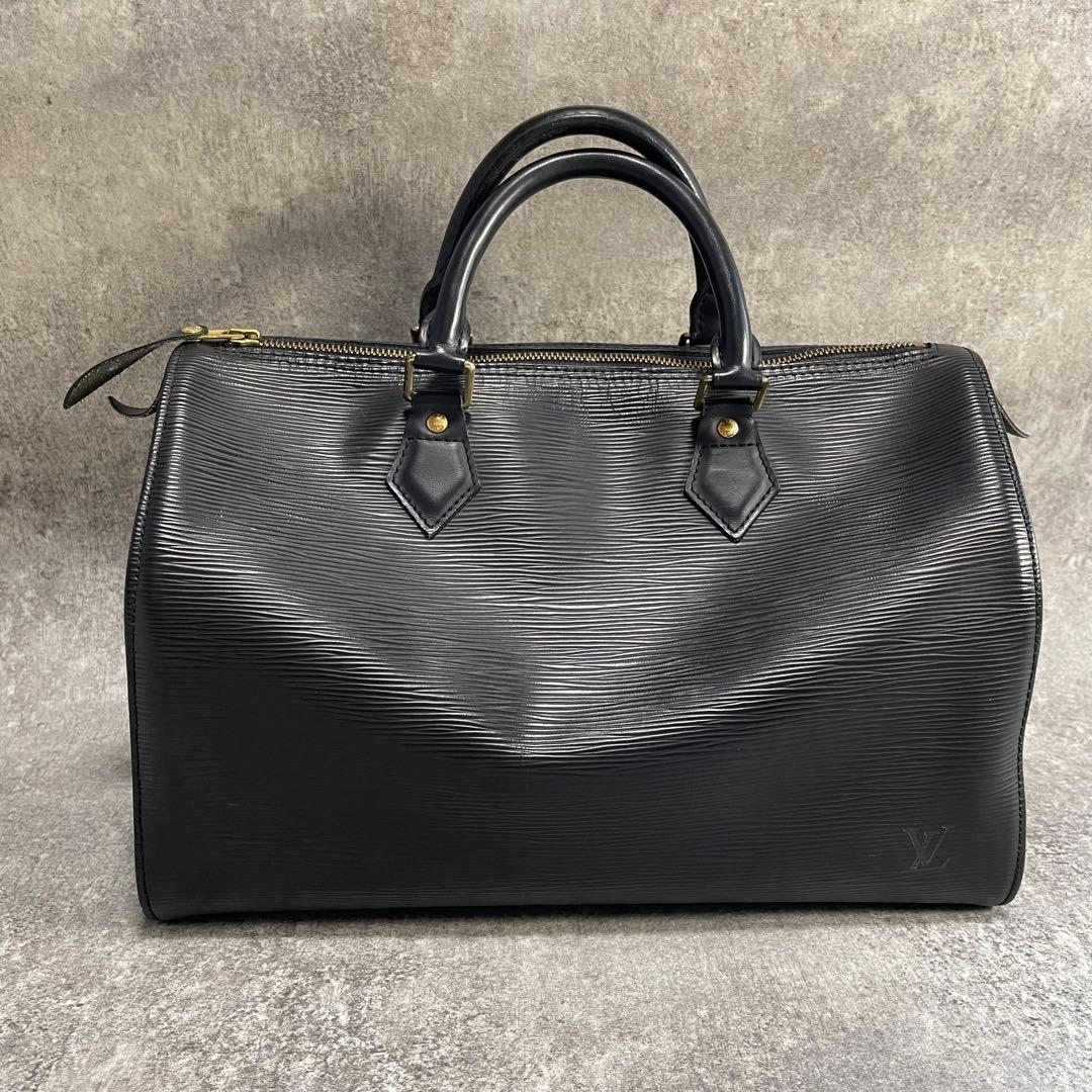 廃盤・人気高騰モデル◆LOUIS VUITTON エピ スピーディ30 ノワール