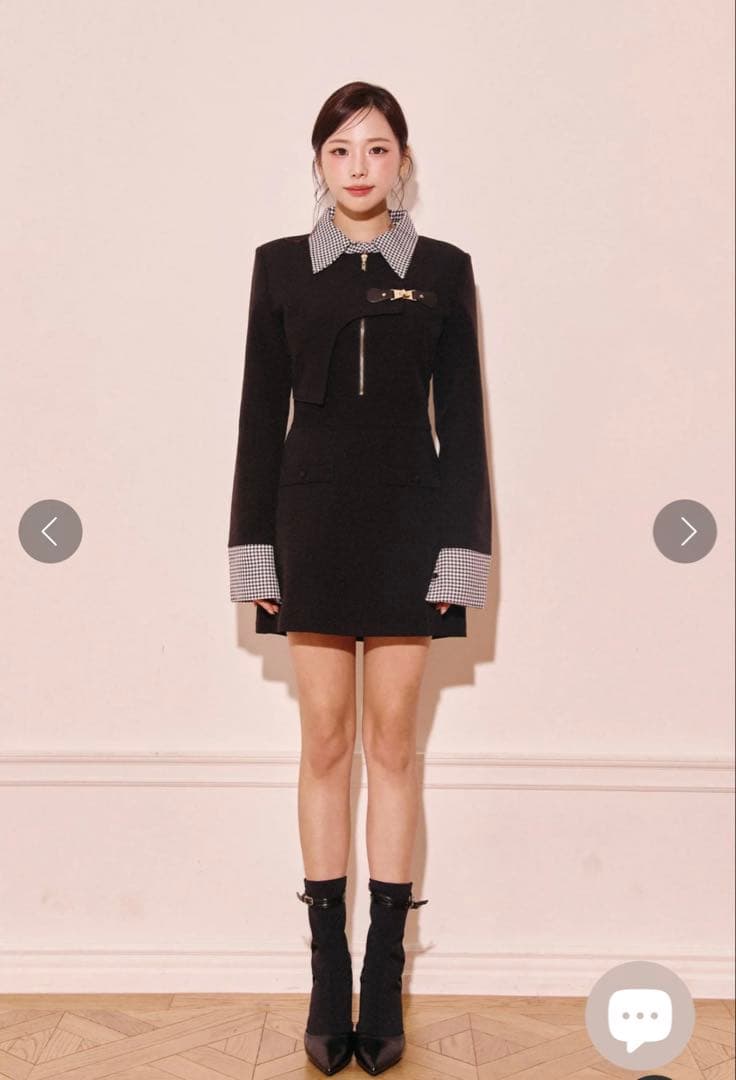 ◯新品未使用タグ付き　RANDY アシンメトリーバックルハウンドワンピース