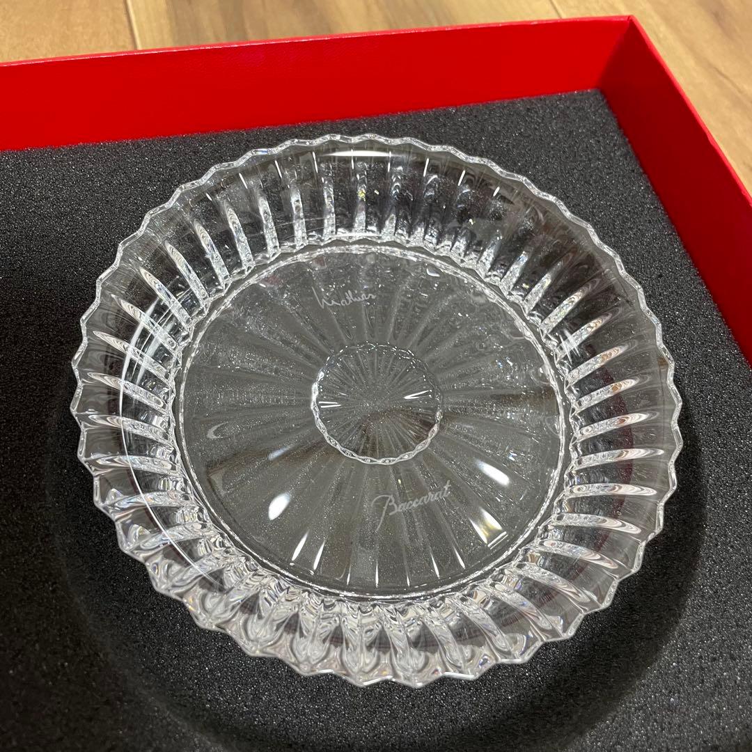 新品未使用　Baccarat バカラ ミルニュイ ディッシュ 13cm